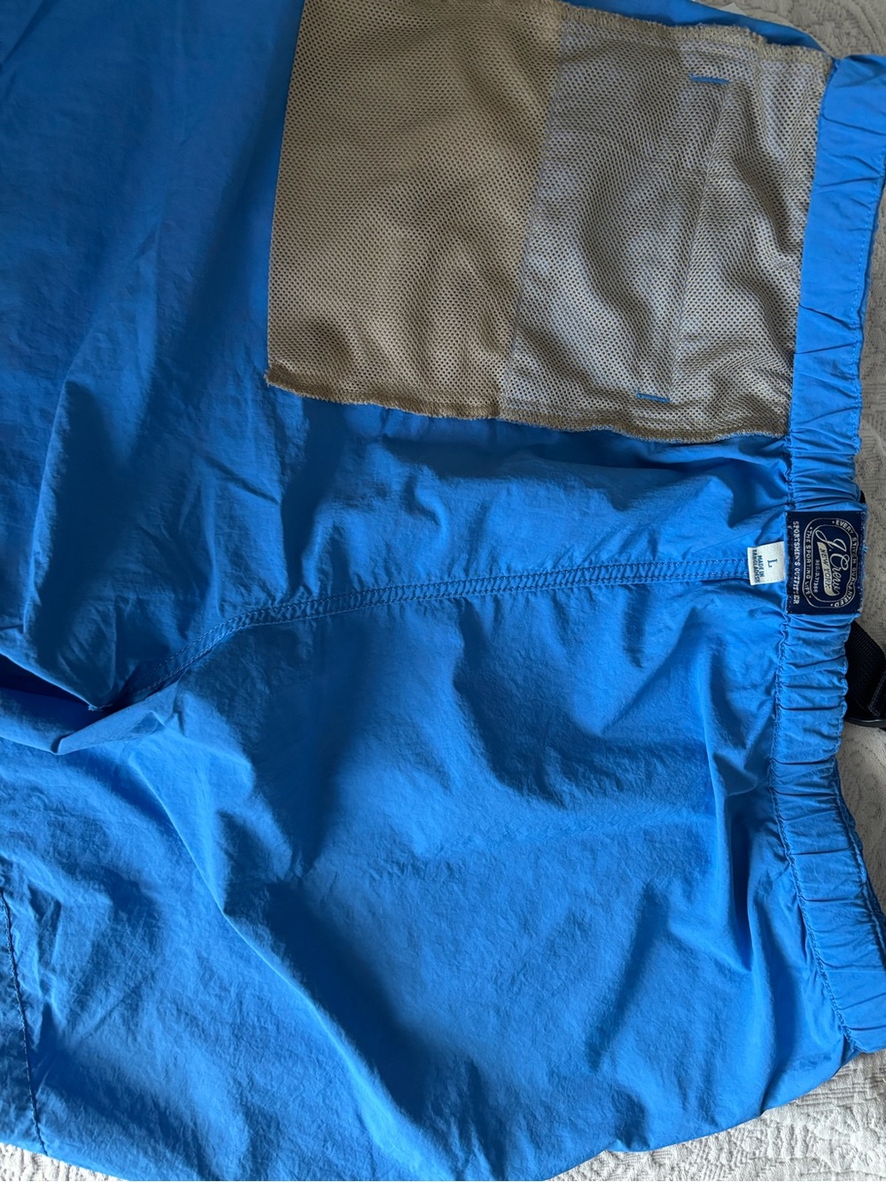 J. Crew 6” Hiking Shorts - Blue with Black Belt - Picture 3 of 5